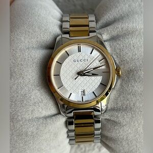 GUCCI G-Timeless YA126531 Two-Tone PVD Stainless Steel ladies Watch